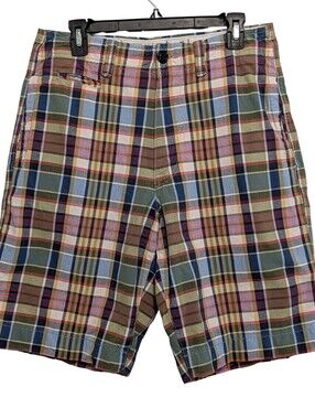 American Eagle Mens Size 29 Plaid Shorts Dadcore y2k Coastal Preppy Academia